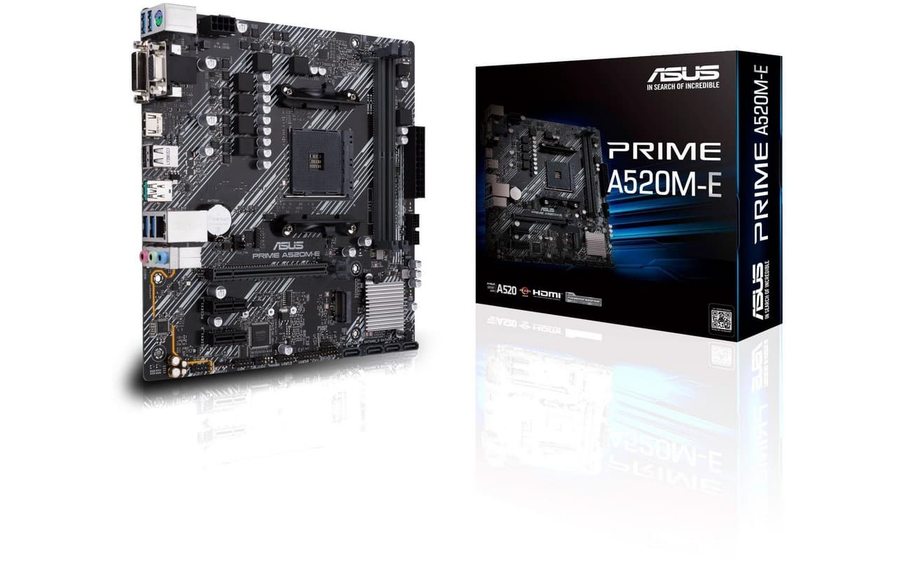 Asus AMD A520 (Ryzen AM4) micro ATX motherboard with M.2 support