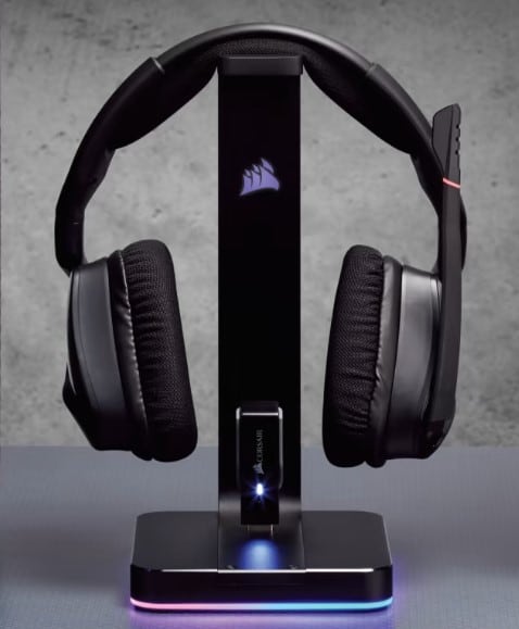 Corsair ST100 RGB Premium Headset Stand with 7.1 Surround Sound